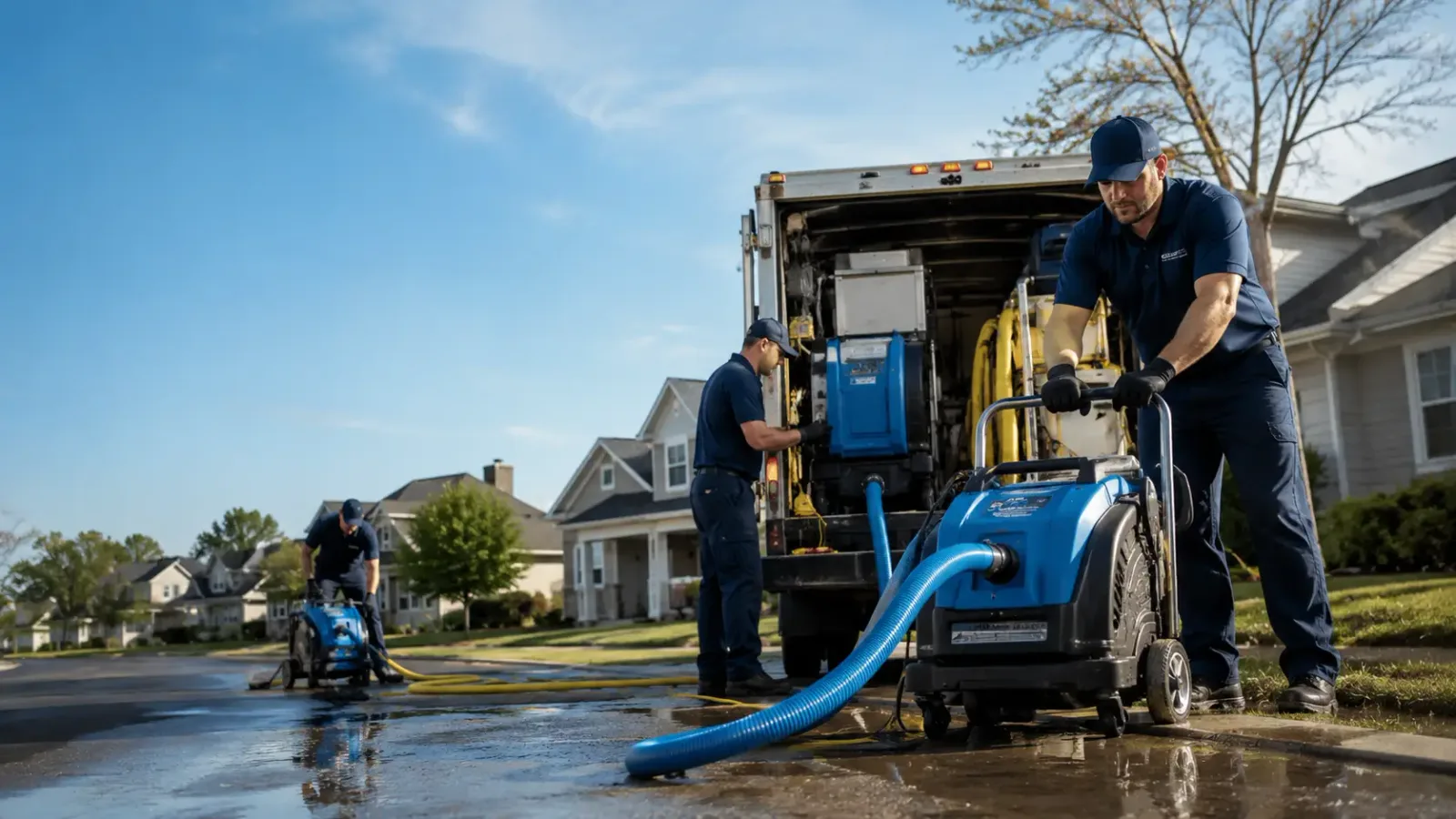 Flood Damage Cleanup in Free Soil, MI